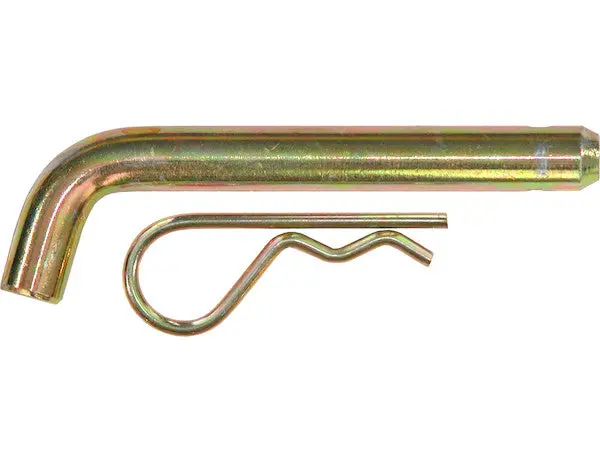 Hp6256wc - 5/8 X 3.8 Inch Yellow Zinc Heavy-Duty Hitch Pin With Cotter - Fits 2-1/2 Inch Receivers 1
