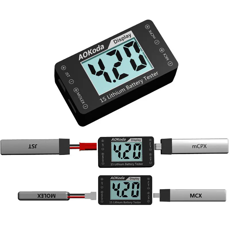 Aokoda 1S Lipo Battary Voltage Tester (Aok-041) 1