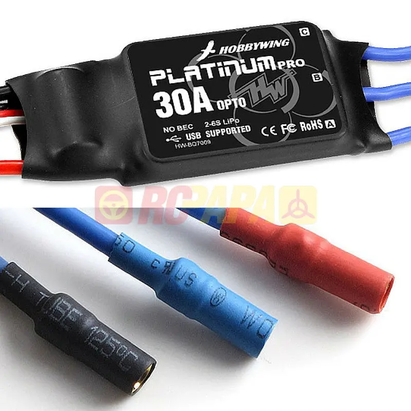 Hobbywing Platinum 30A Opto Pro Speed Controller Esc 1