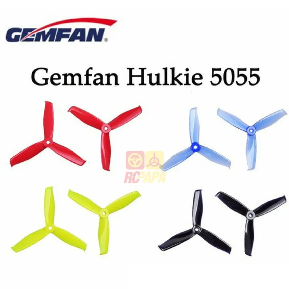 Gemfan Hulkie 5055 Tri-Blade Propeller For Fpv Quad Racing 1
