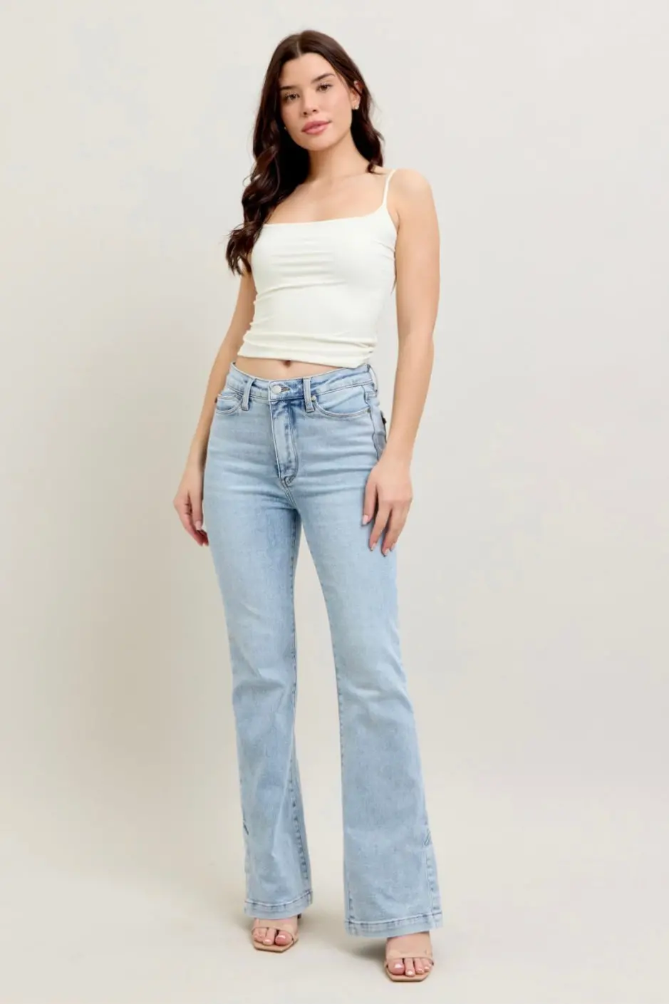 Betsy Vintage Wash Side Slit Slim Boot 1