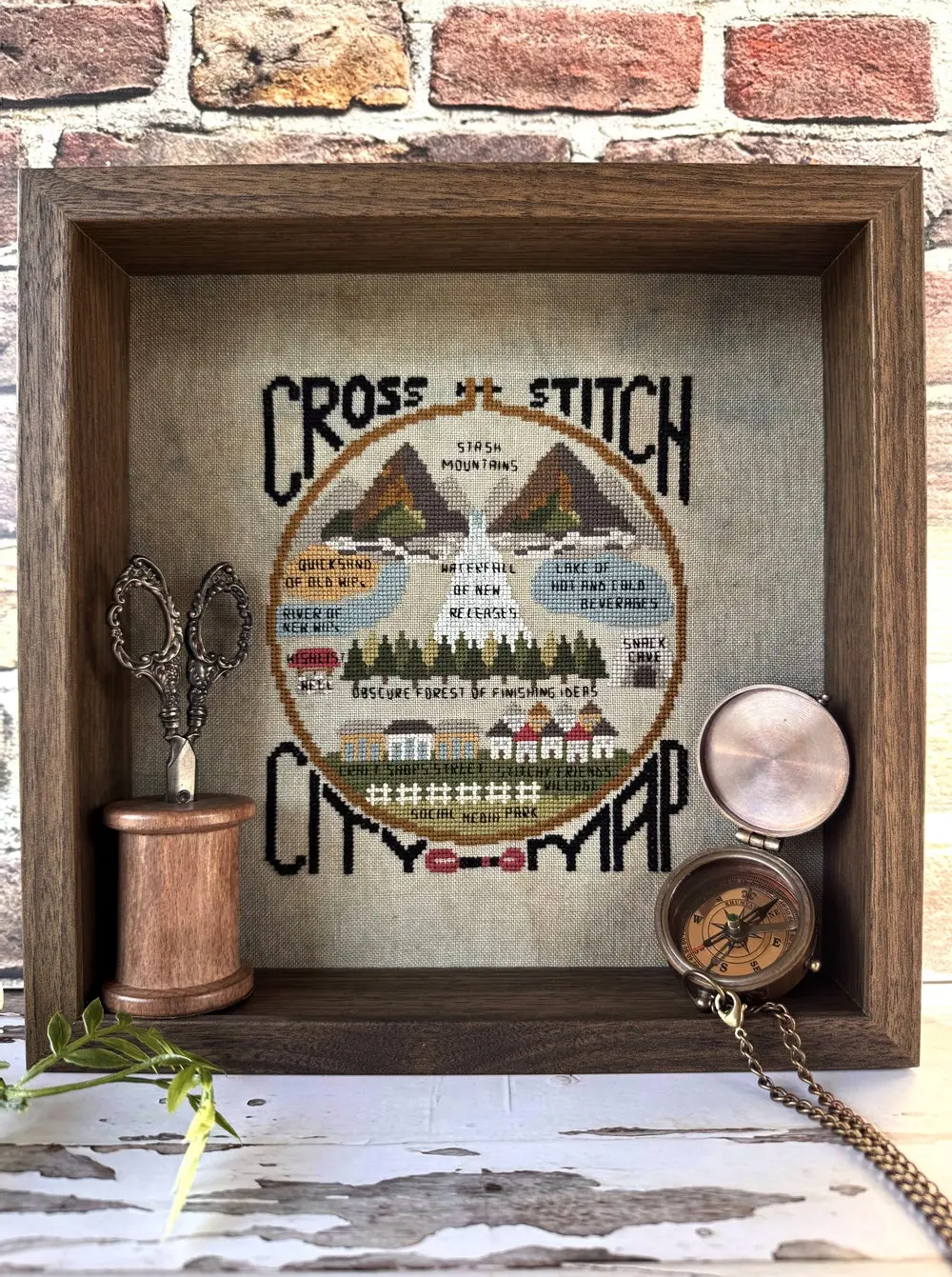 Cross Stitch City Map 1