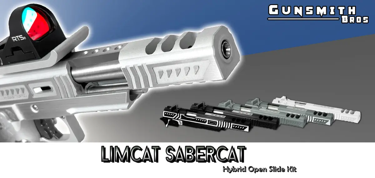 Gunsmith Bros Limcat Sabercat Hybrid  Aluminum Open Kit For Hi-Capa #Gb-Sk-Saberhkit 1