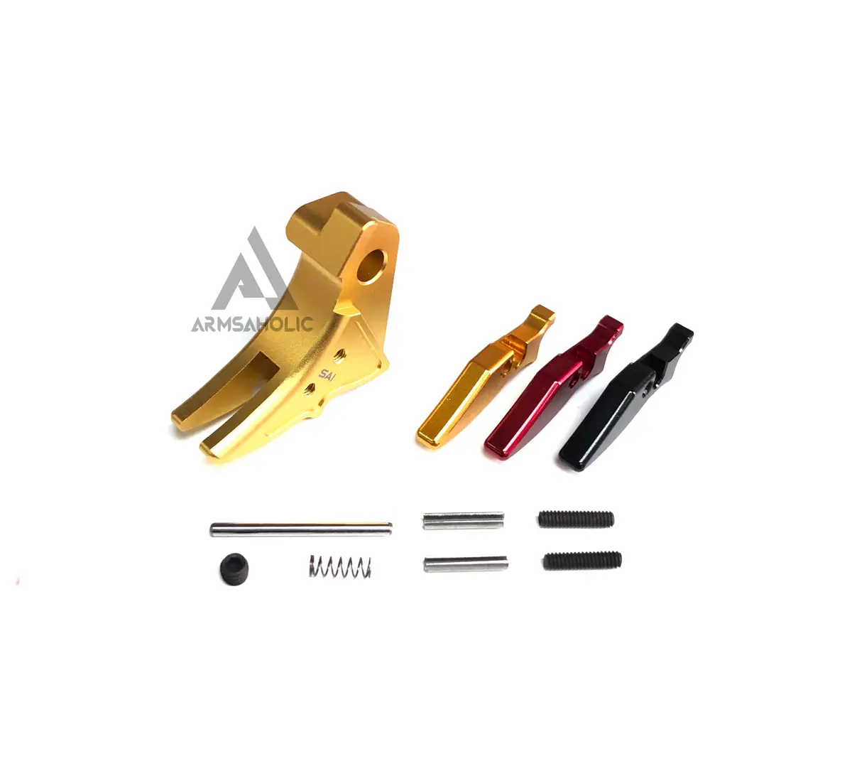 Guns Modify Aluminum Adjustable Trigger For Marui G-Series Gbb (Golden/S Style) 1