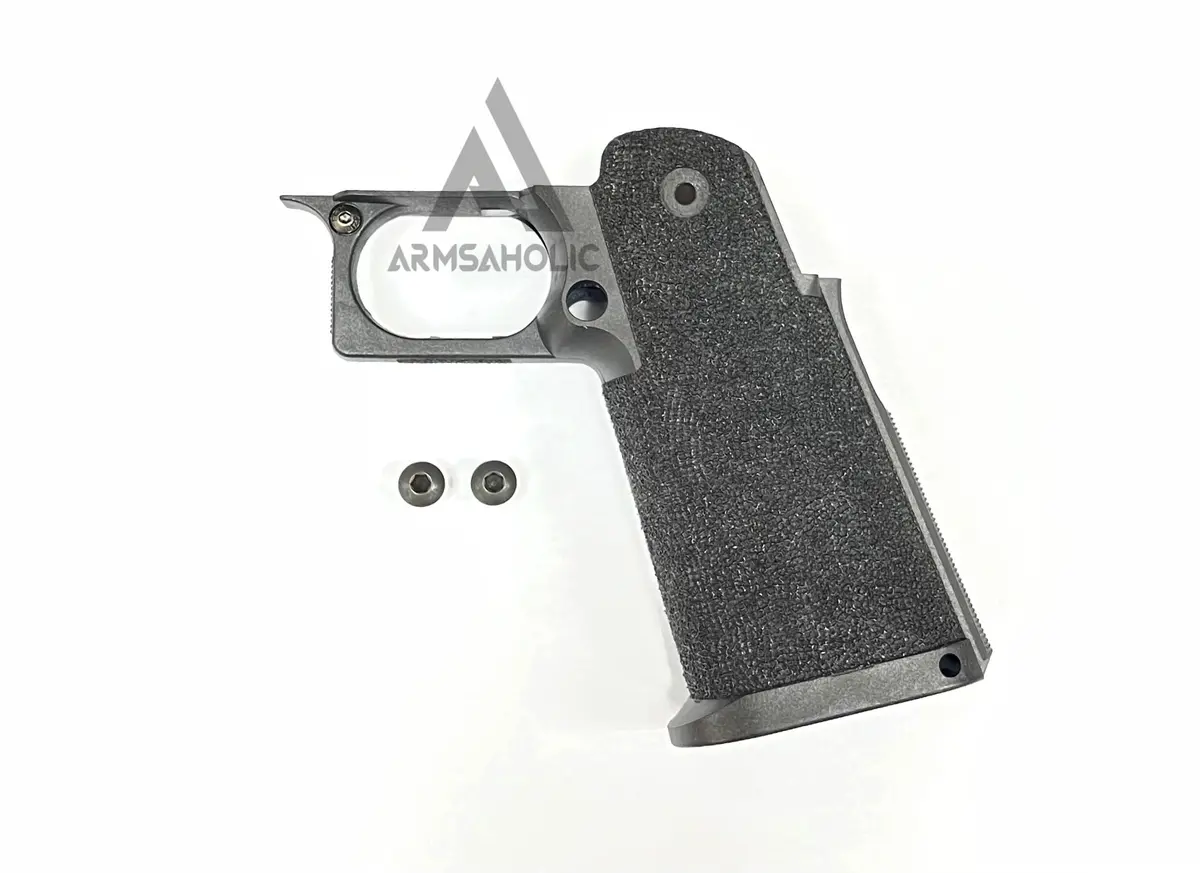 Armsaholic Custom S-Style Block Barrel Jw3 Style Stipple Lower Frame For Marui Hi-Capa Airsoft Gbb 1