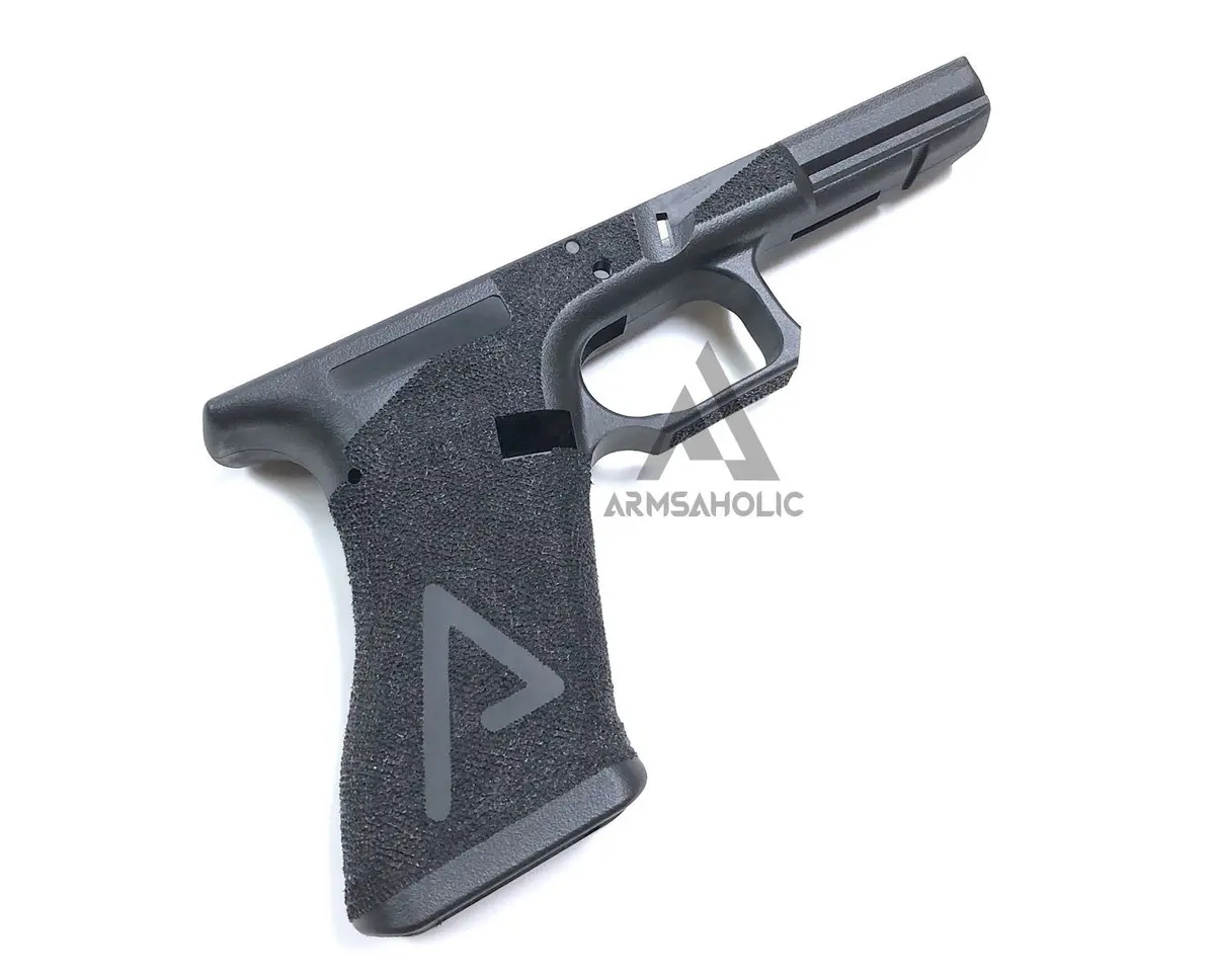 Armsaholic Custom Aga-Style Lower Frame For Marui 17 / 18C / 34 Airsoft Gbb - Big Logo Version 2018 1