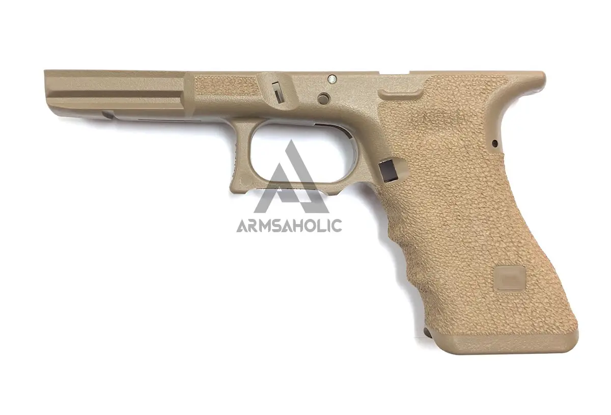 Armsaholic Custom S-Style Lower Frame For Marui 17 / 18C Airsoft Gbb - Fde New Version 1