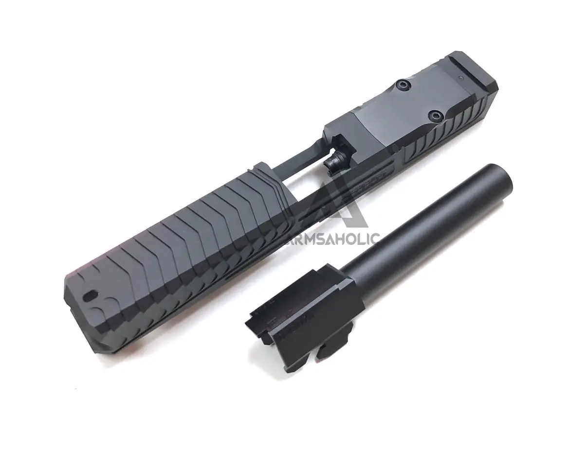 Nova Sd-Style Cnc Aluminum Slide Set For Marui G17/22 Gbb Series - Black 1