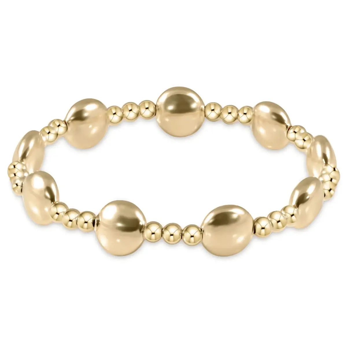 Honesty Sincerity Gold 10Mm Bracelet 1
