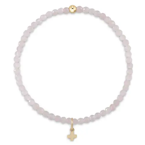 Signature Cross Gemstone 3Mm Bead Bracelet | Assorted Colors 2