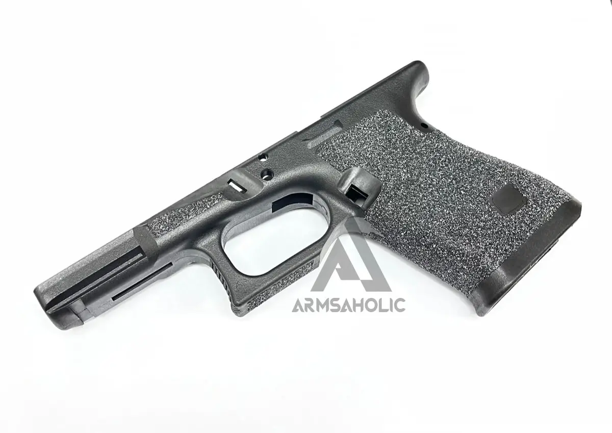 Armsaholic Custom T-Style 04 Silicon Carbide Lower Frame For Marui G19 Airsoft Gbb - Black 1
