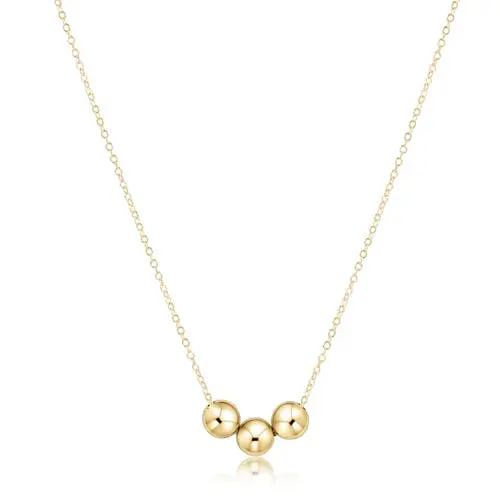 16" Necklace Gold - Joy 6Mm 1