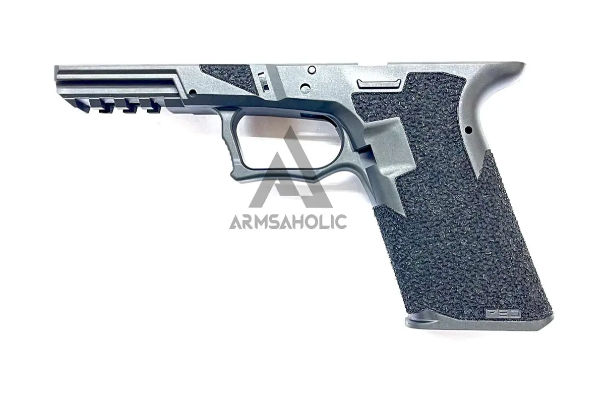 Armsaholic Custom Stippling P80 Lower Frame For Marui 17 / 18C Airsoft Gbb Black 1