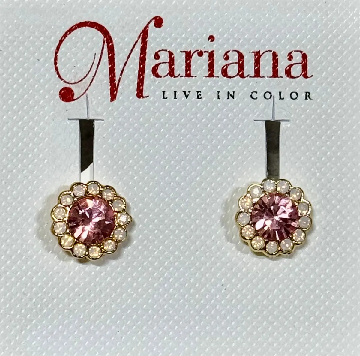 Marianna E-1133 High Society Penelope's Blush Earrings 1