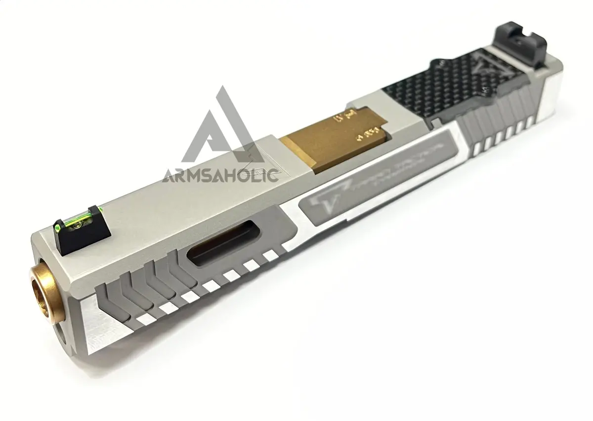 Nova T-Style Jw G19 Rmr Aluminum Slide For Tokyo Marui Airsoft G19 Gbb Series - Silver 1
