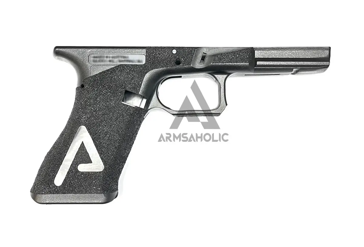 Armsaholic Custom Aga-Style Lower Frame For Marui 17 / 18C / 34 Airsoft Gbb - Big Logo Version 2022 1