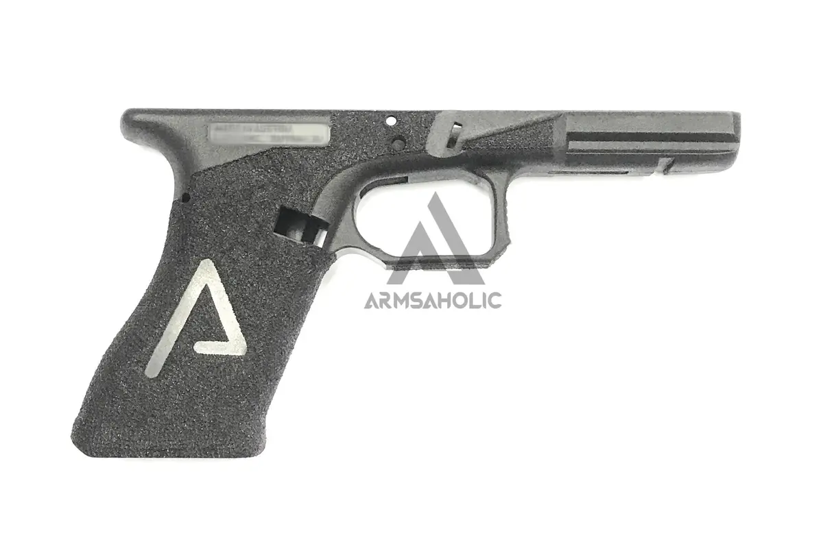 Armsaholic Custom Aga-Style Lower Frame For Marui 17 / 18C Airsoft Gbb - Big Logo Version 1