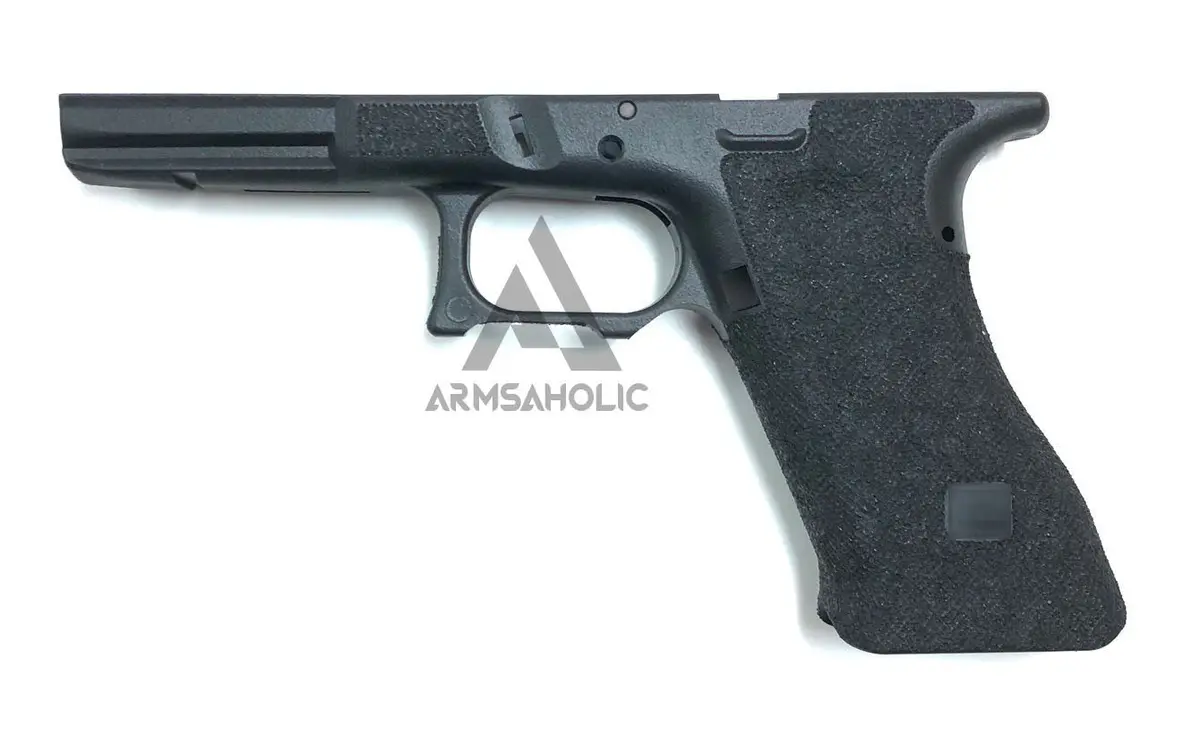 Armsaholic Custom S-Style Lower Frame For Marui 17 / 18C Airsoft Gbb Black (Finger Glove Remove) 1