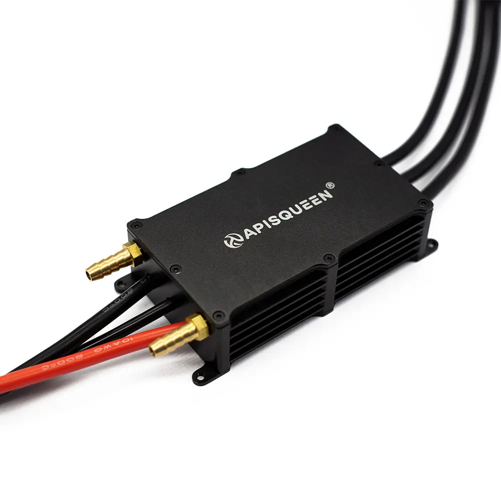Apisqueen Feather 130A High-Voltage Brushless Water-Cooled Esc (Electronic Control) 16-60V For Rc Boats/Hydrofoils/Underwater Propellers/Brushless Motors 1