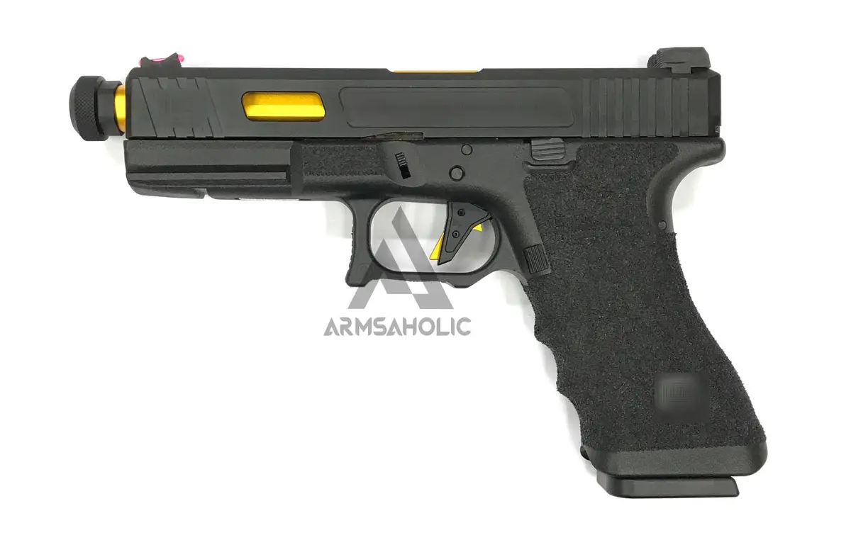 Armsaholic Custom - S-Style G17 Tactical Gold Arisoft Gbb 1