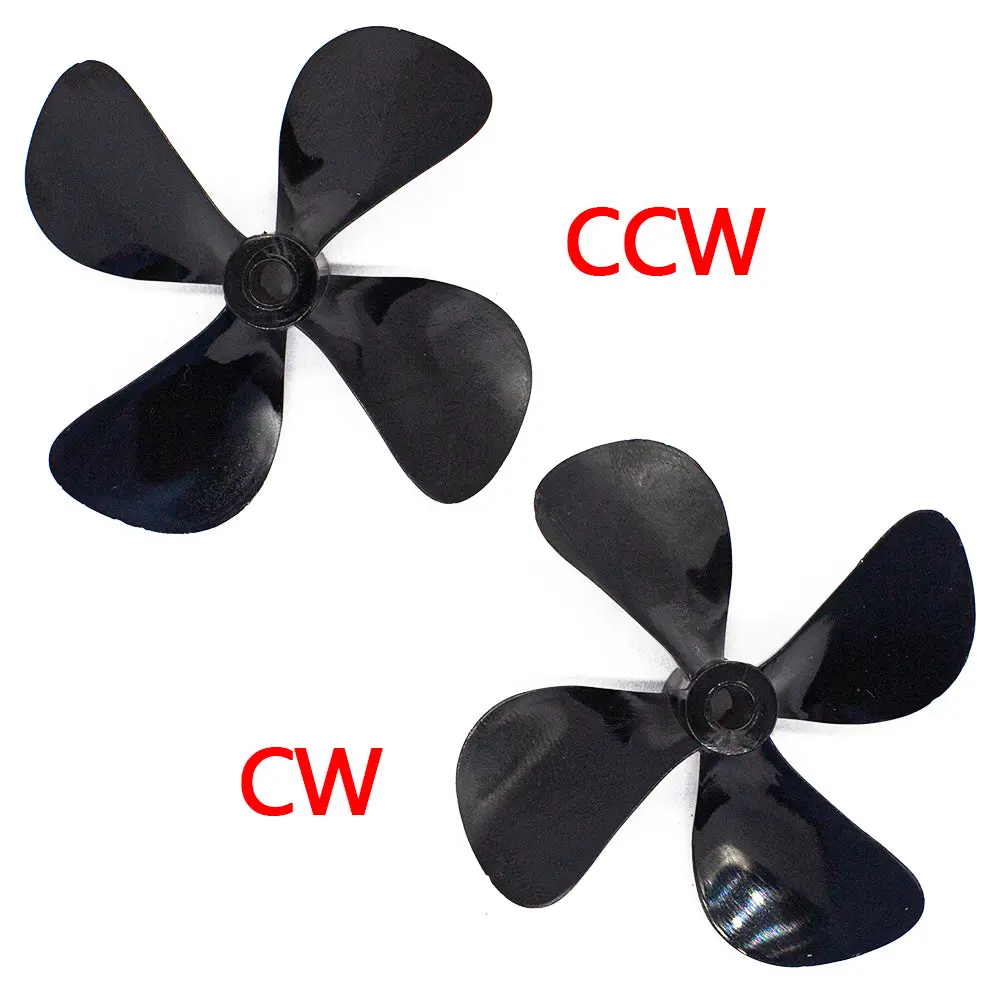 50/55/60/65/70/75Mm Four-Blade Cw/Ccw Propellers For Rc Rc Boats, Trawlers, Nesting Boats, Etc. 1