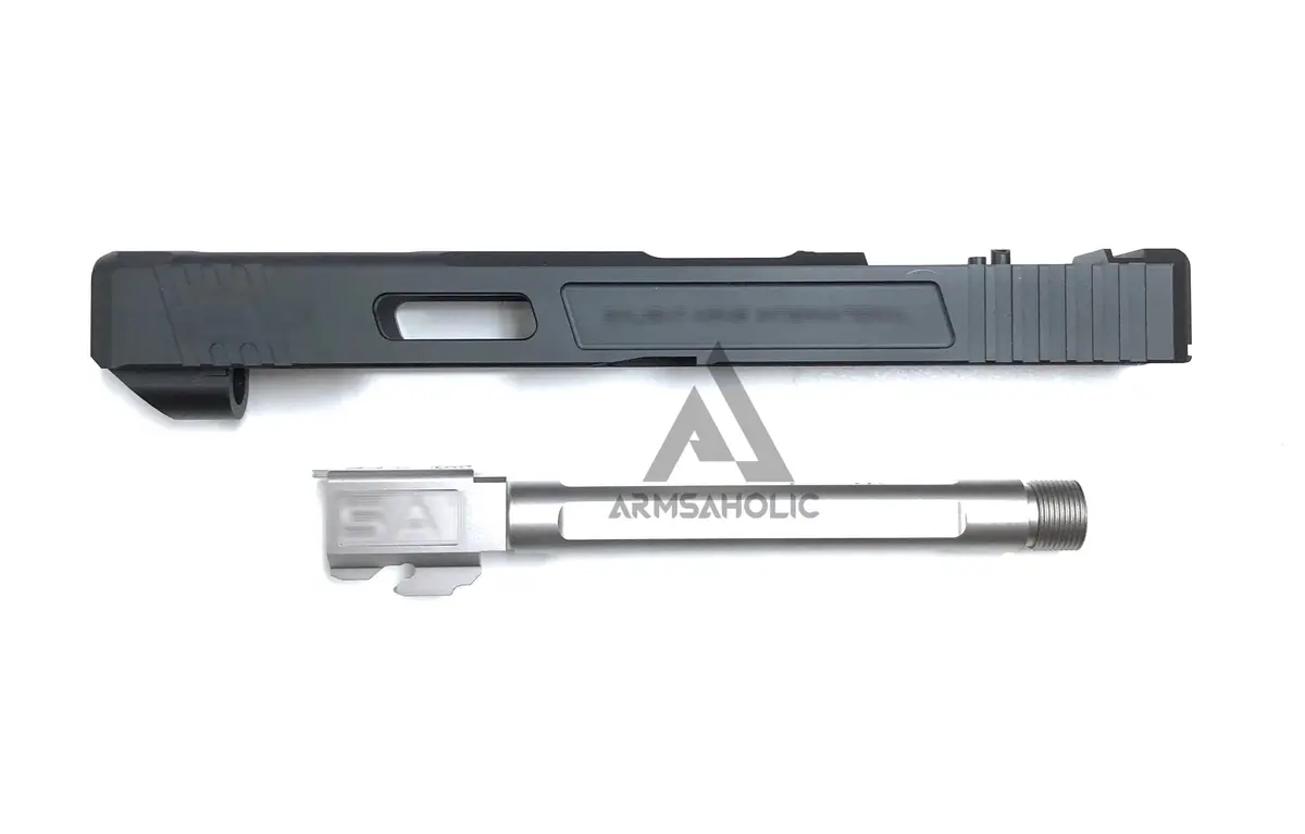 Guns Modify Sa G34+Rmr Slide Stainless Steel Sv Threaded Barrel Set For Tmg17/18C Ver2 1