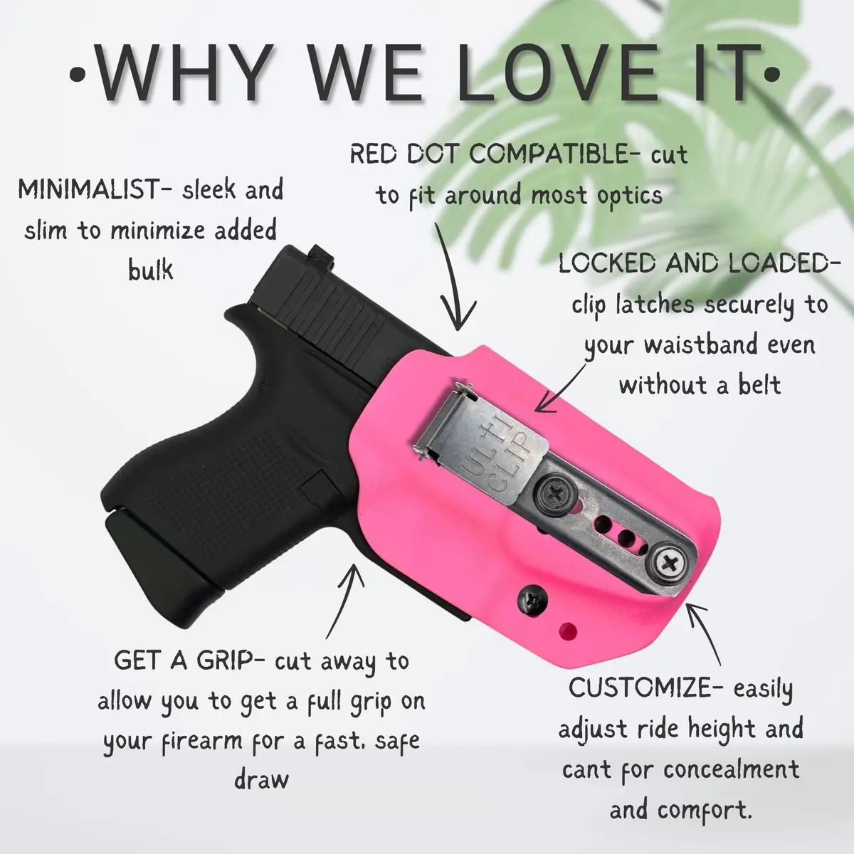 Betty 2.0 Iwb Holster For Kahr P380 3