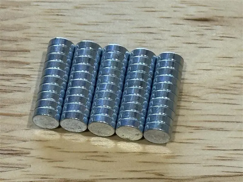 50 Pieces 6X2mm Decorative Magnets Neodymium Kitchen Fridge Refrigerator Magnet For Crafts Whiteboard Office Magnet 1