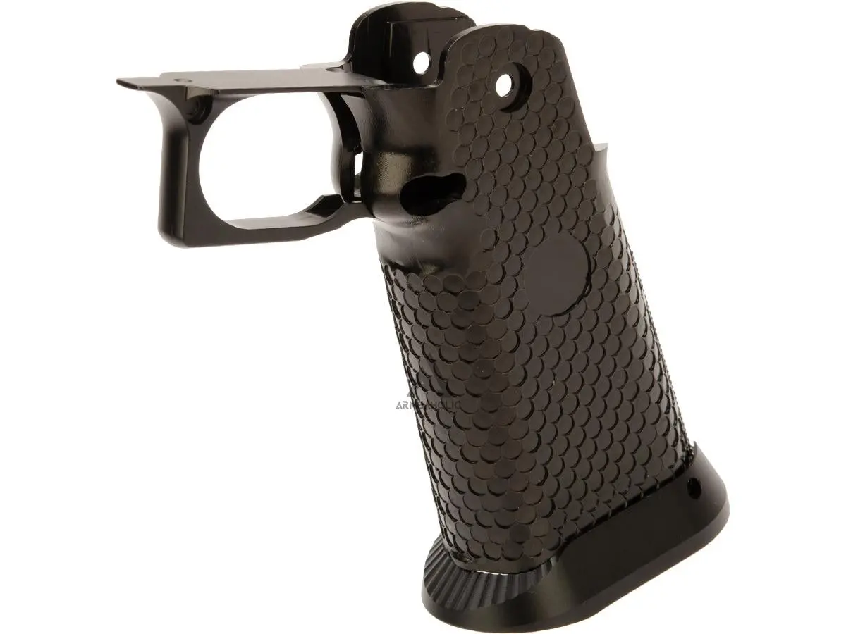 Kf Airsoft Cnc Aluminum Grip For Tokyo Marui Hi-Capa Airsoft Pistols - Black #Kf51-301Bk 1