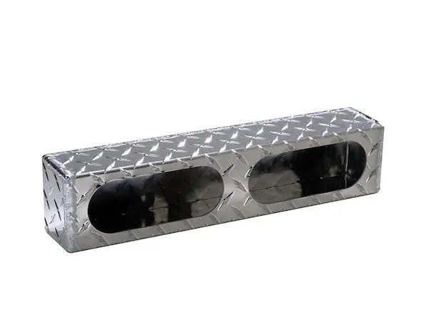 Lb3163aldt - Dual Oval Light Box Diamond Tread Aluminum 1