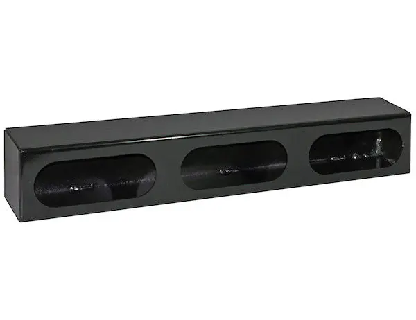 Lb3253 - Triple Oval Light Box Black Powder Coated Steel 1