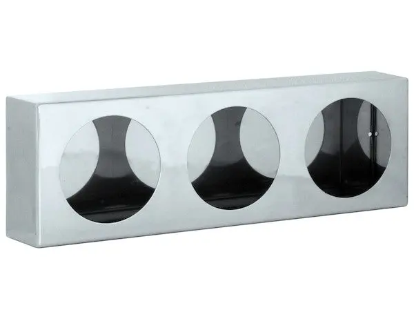 Lb6183sst - Triple Round Light Box Stainless Steel 1