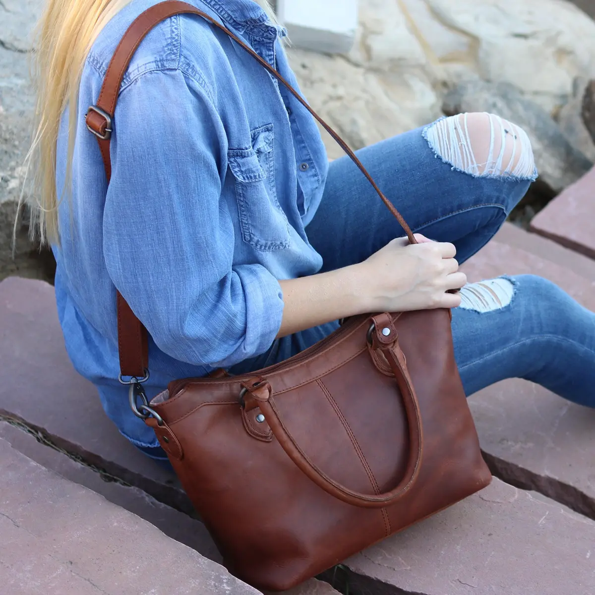 Sadie Concealed-Carry Satchel 1