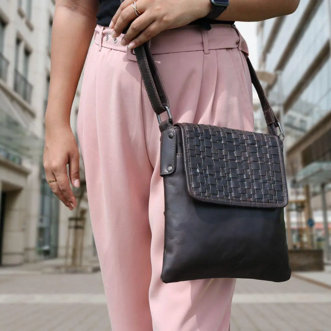 Hana Woven Concealed-Carry Crossbody 1