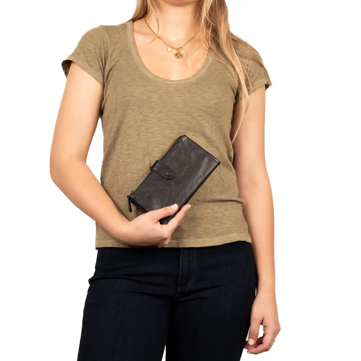 Maya Rfid Buffalo Leather Wallet 1