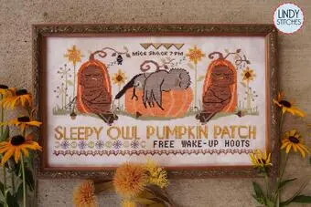 Sleepy Owl Pumpkin Patch 1