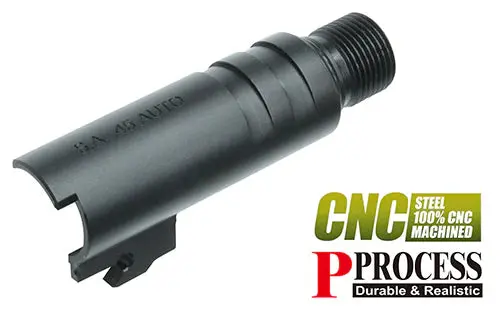 Guarder Steel Cnc Chamber For Marui .45 Series - Type A #M1911-44(A)Bk 1