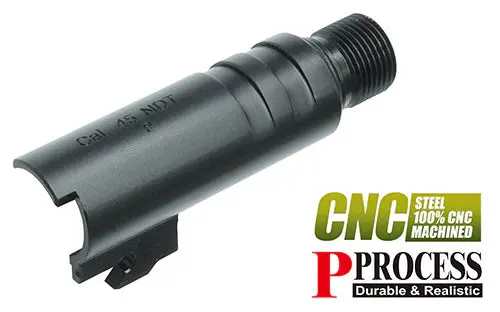 Guarder Steel Cnc Chamber For Marui .45 Series - Type D #M1911-44(D)Bk 1