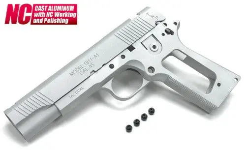 Guarder Aluminum Slide & Frame For Marui Meu.45 (Trp/Alum. Color) #Meu-05(C)Sv 1