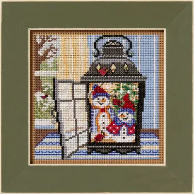 Snowman Lantern Buttons And Beads Kit By Mill Hill 1