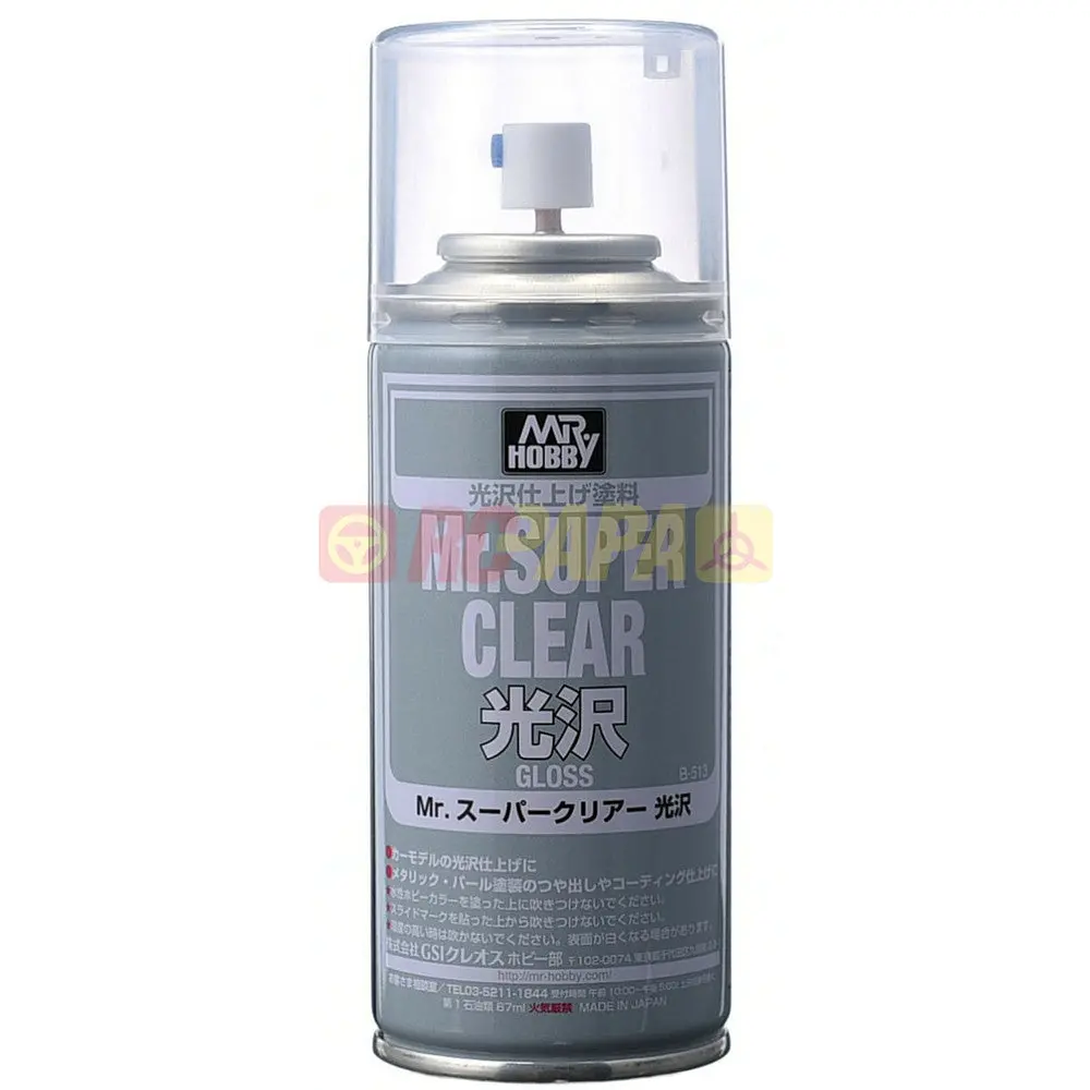 Mr. Hobby Mr. Super Clear Gloss 170Ml Sealant Spray B513 1