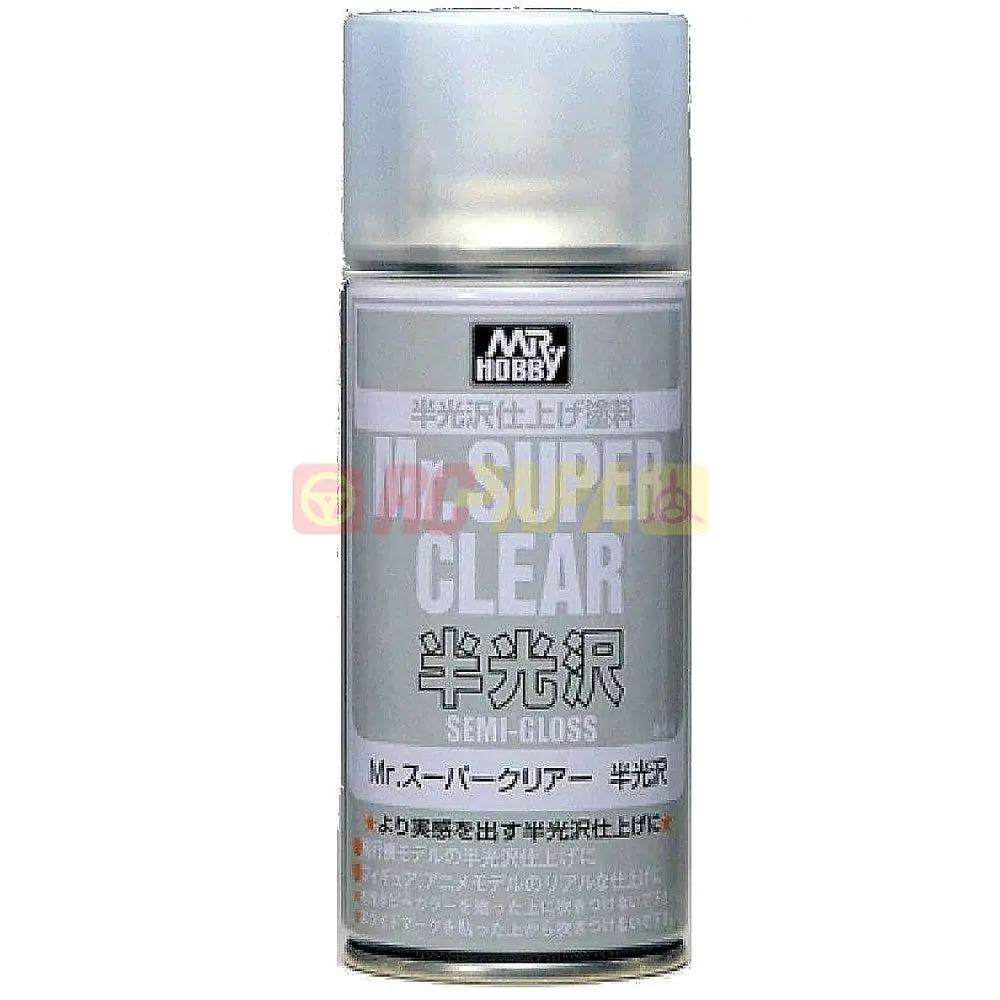Mr. Hobby Mr. Super Clear Semi Gloss 170Ml Sealant Spray B516 1