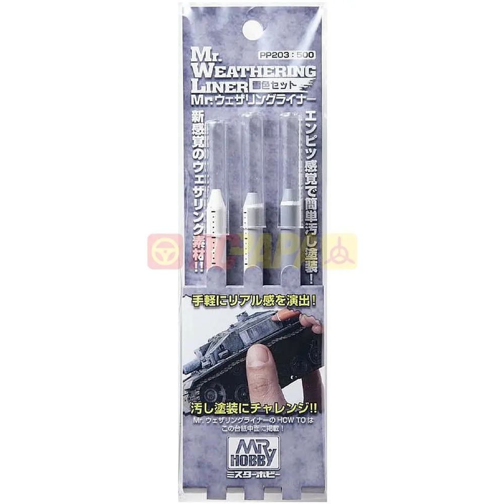 Mr. Hobby Mr. Weathering Liner Snow Color Set Pp203 1