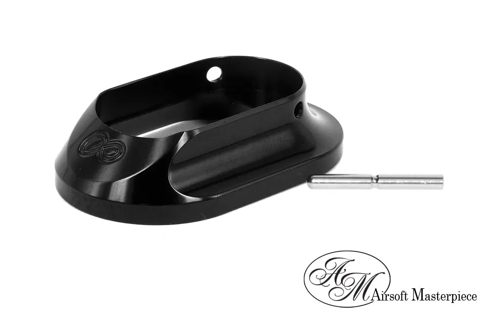 Airsoft Masterpiece Huge Infinity Magwell For Aluminum Grip #Mw-Hif-Bk - Black 1
