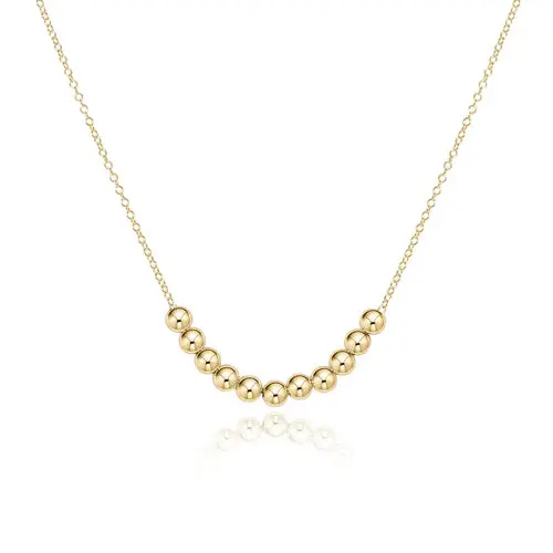 16" Necklace Gold - Beaded Bliss Gold 1