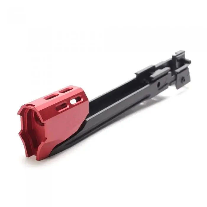 Nine Ball Laylax Hi-Capa Custom Lower Frame R 5.1 Edge & Compensator - Red 1