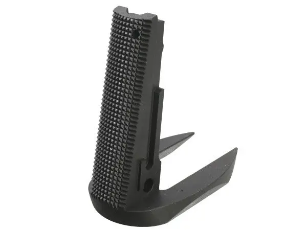 Nova La V Type Main Spring Housing Magwell For Tm 1911 (Checkered) - Black 1