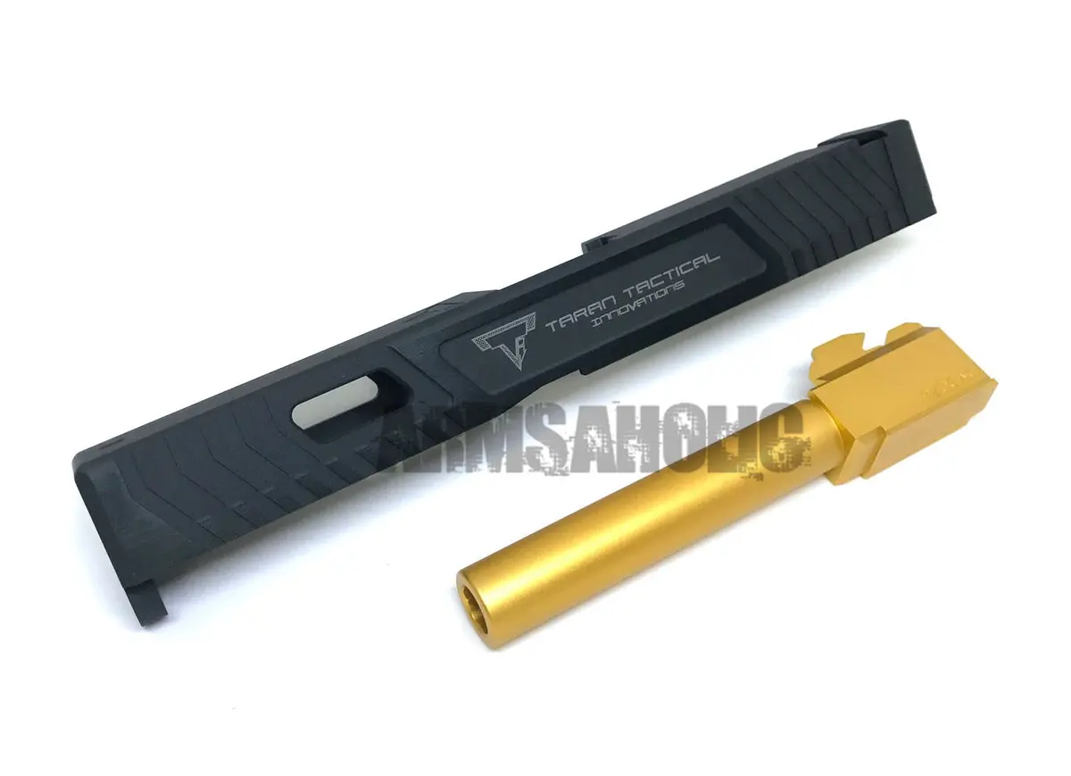 Nova T-Style G17 Aluminum Slide For Marui Arisoft G17 Gbb Series - Black Limited 1