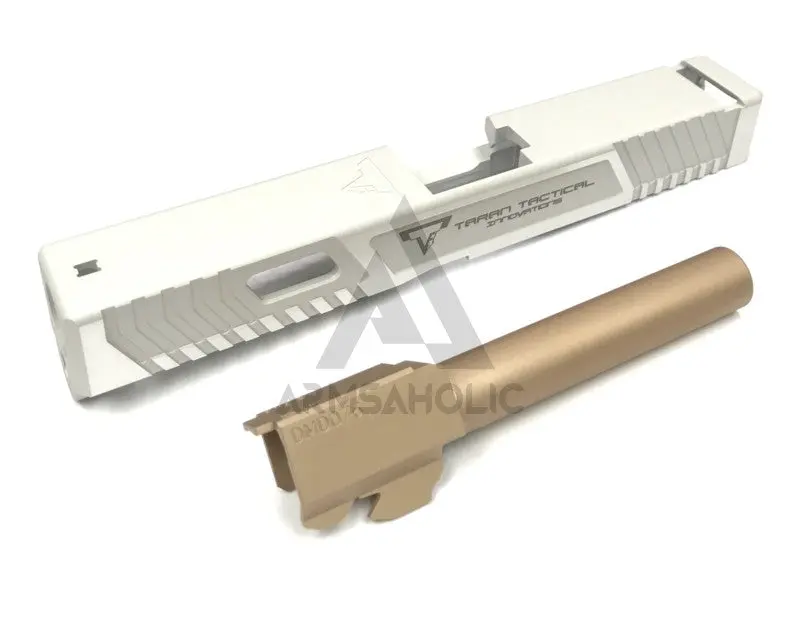 Nova T-Style G17 Aluminum Slide For Marui Arisoft G17 Gbb Series - Silver Limited Edition 1