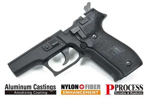 Guarder Aluminum Frame Complete Set For Marui P226 (Mk24/Black) #P226-88(D)Bk*Ns 1